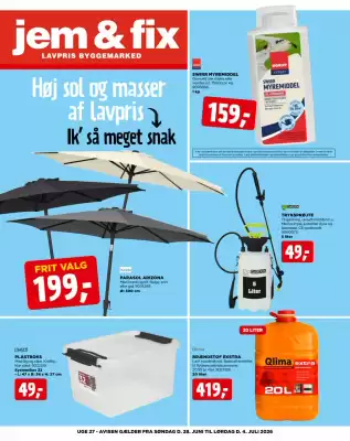 Jem & fix tilbudsavis (gælder indtil 5-07)