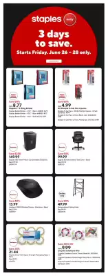 Staples flyer