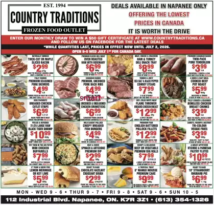 Country Traditions flyer (valid until 2-07)