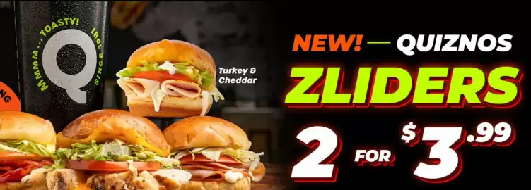 Quiznos flyer Page 1