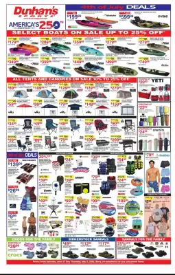 Dunham's Sports weekly ad