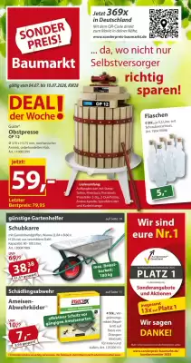 Sonderpreis Baumarkt (gültig bis 10-07)