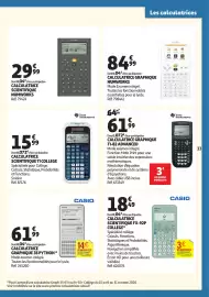 Catalogue Auchan page 33: CALCULATRICE SCIENTIFIQUE NUMWORKS €29,99, CALCULATRICE GRAPHIQUE NUMWORKS €84,99
