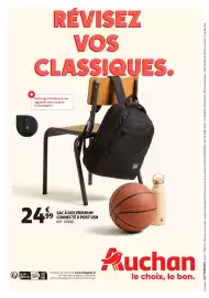 Catalogue Auchan page 36: Sac à dos premium 199 connecté à port usb €24,99