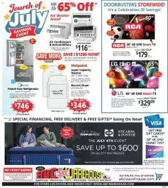 ABC Warehouse weekly ad week 27 Page 1