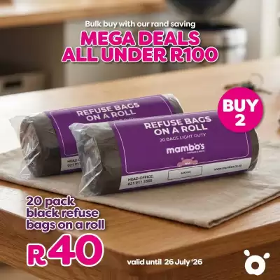 Mambo's Plastics Warehouse (valid until 26-07)