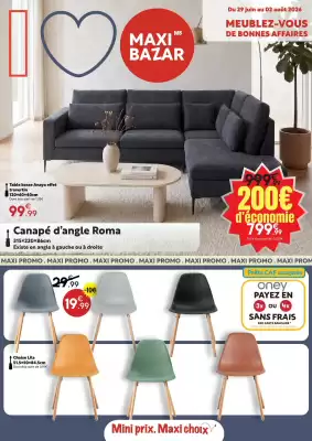 Catalogue Maxi Bazar (valable jusqu'au 2-08)