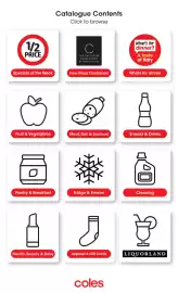 Coles catalogue week 27 Page 1