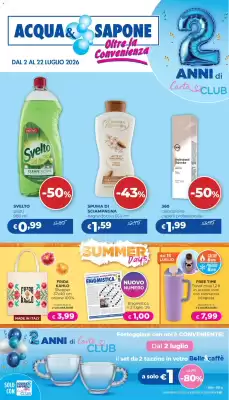 Volantino Acqua & Sapone