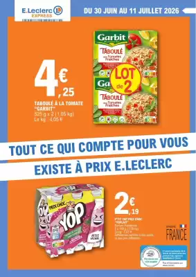 Catalogue E.Leclerc Express (valable jusqu'au 11-07)