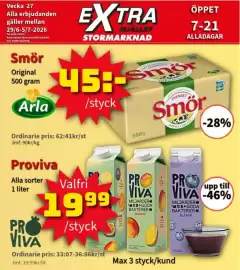 Extra Mjällby Stormarknad reklamblad vecka 27 Sida 6