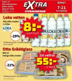 Extra Mjällby Stormarknad reklamblad vecka 27 Sida 7