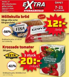 Extra Mjällby Stormarknad reklamblad vecka 27 Sida 8