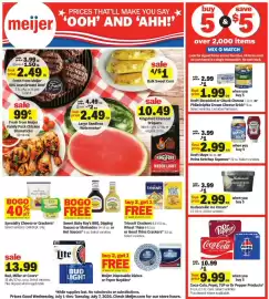 Meijer weekly ad week 27 Page 1