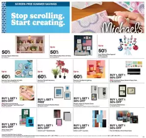 Michaels flyer week 27 Page 1