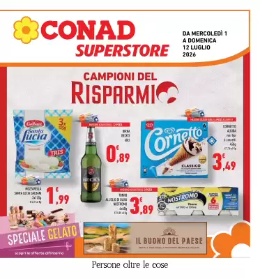 Volantino Conad Superstore (valido fino al 12-07)