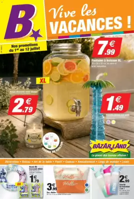 Catalogue Bazarland (valable jusqu'au 12-07)