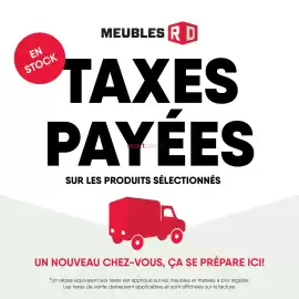 Meubles RD flyer week 27 Page 1