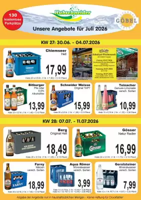 Getränke Göbel Prospekt (gültig bis 11-07)