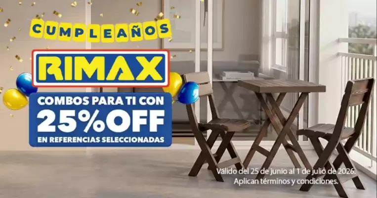 Rimax (válido hasta 3-07)