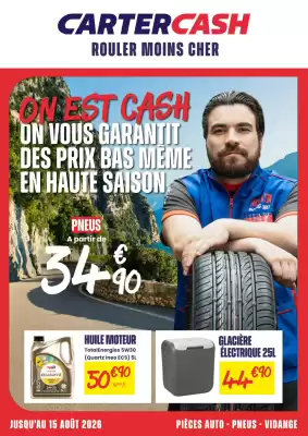 Carter-Cash (valable jusqu'au 15-08)
