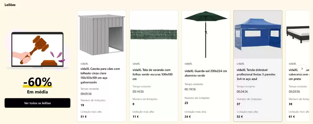 Folheto VidaXL (válido até 12-07)