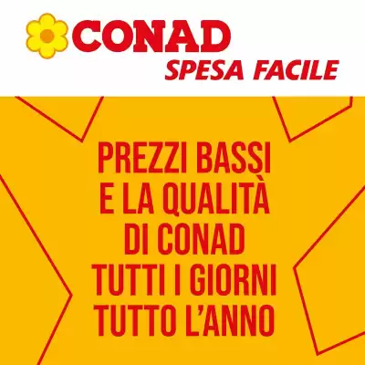 Volantino Spesa Facile Conad (valido fino al 31-07)