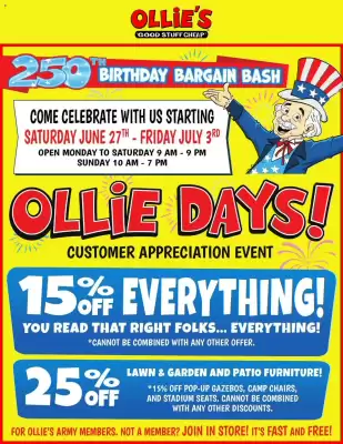 Ollie's weekly ad (valid until 3-07)