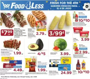 Food 4 Less weekly ad week 27 Page 1