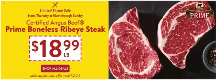 Fresh Thyme weekly ad week 27 Page 1