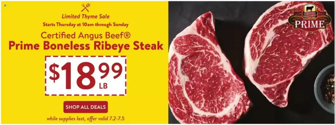 Fresh Thyme weekly ad