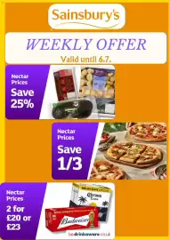 Sainsbury's leaflet week 27 Page 1