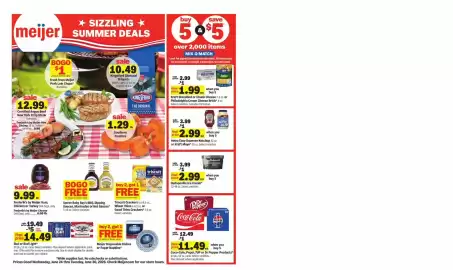 Meijer weekly ad week 26 Page 1