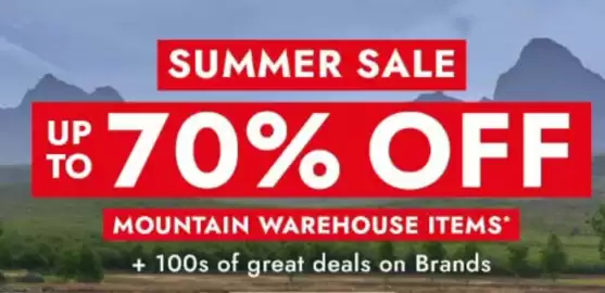 Mountain Warehouse leaflet Page 1