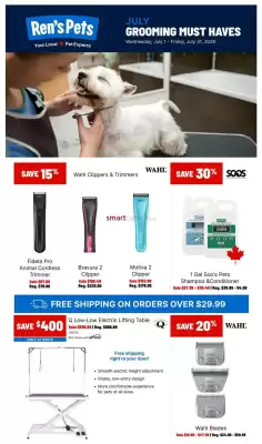 Ren’s Pets Depot (valid until 31-07)