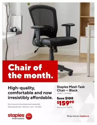 Staples (valid until 2-07)