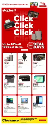 Staples flyer