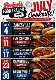 Riesbeck weekly ad Page 1