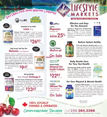 Lifestyle Markets flyer (valid until 26-07)