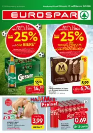 Eurospar Flugblatt Seite 1