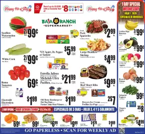 Baja Ranch weekly ad week 27 Page 1