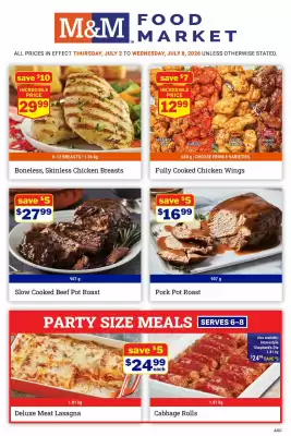 M & M Food Market flyer
