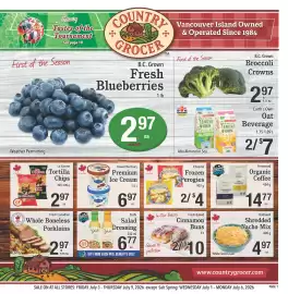 Country Grocer flyer week 27 Page 1