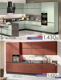 Volantino Mondo Convenienza Pagina 19: Composizione tipo' Verde Felce Opaco €1.430,00, Granada opaco €1.430,00