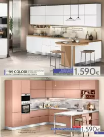 Volantino Mondo Convenienza Pagina 21: Rosa Retro' Laccato Opaco €1.590,00, Composizione tipo €1.590,00