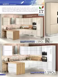 Volantino Mondo Convenienza Pagina 22: Composizione tipo' Bianco laccato lucido €1.590,00, Avorio laccato lucido €1.590,00