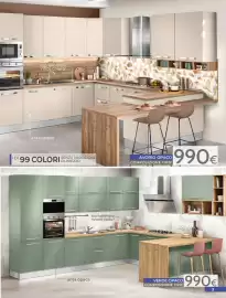 Volantino Mondo Convenienza Pagina 5: Composizione tipo' Verde opaco €990,00, Composizione tipo Avorio Opaco €990,00