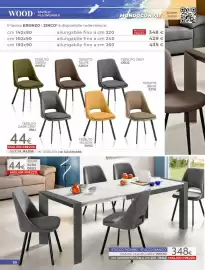 Volantino Mondo Convenienza Pagina 52: Sedia Alba €44,00, Tavolo allungabile Wood €348,00