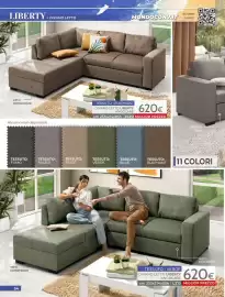 Volantino Mondo Convenienza Pagina 56: Divano letto liberty angolare €620,00, Divano letto liberty angolare €620,00