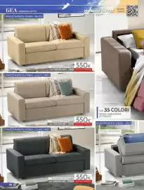 Volantino Mondo Convenienza Pagina 70: Divano letto GEA €550,00, Divano letto GEA €550,00